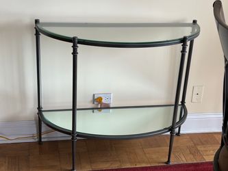 2 tiered Oval Glass Server