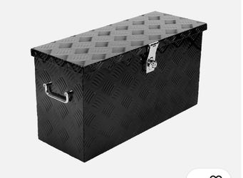 WULAZMU 24" x 9.5" × 12.5" Aluminum Tool Box, Heavy Duty