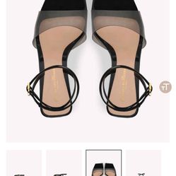 Gianvito Rossi Ankle Strap Block Heel Sandals 