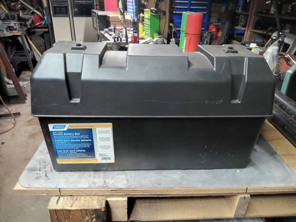 Brand New Double Battery Box