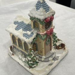 Vintage 2001 Precious Moments Hawthorne Village Holy Night Chapel Lamp