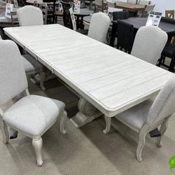 Arlendyn Dinings Sets Tables and 6 Chairs Finance and Delivery Available 