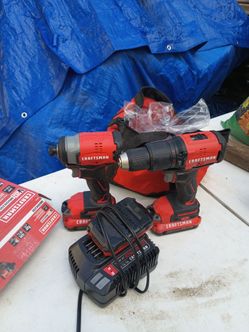 Craftsman brushless drill and impact driver set