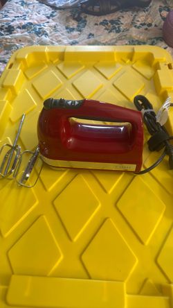 KITCHENAID Red 9-Speed Electric Hand Mixer