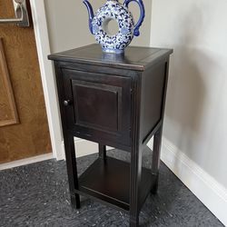 Pedestal Table with Storage Cabinet