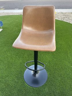 Brand New Leather Height Adjustable Stool