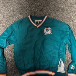 Vintage Starter Miami Dolphins Dan Marino Windbreaker 