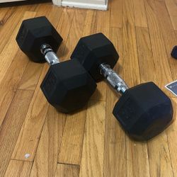 Dumbell set 25lbs pair of dumbells