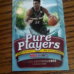 Pure Players NBA Trading Card - Giannis Antetokounmpo