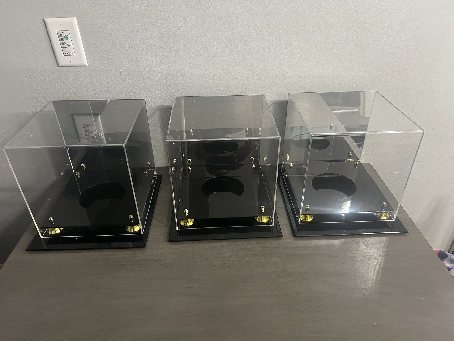 Full Size Mirrored Display Cases