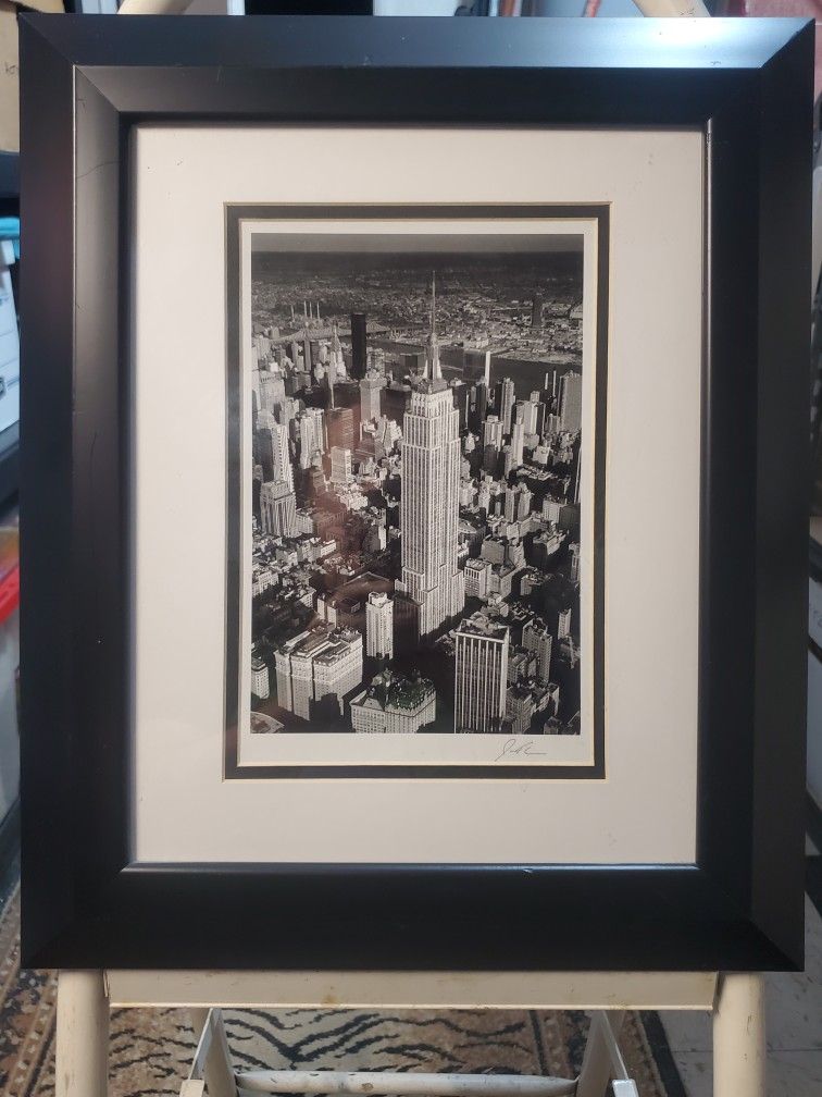 Jesse Kalisher Signature Series #2832 Empire State Building Framed Print