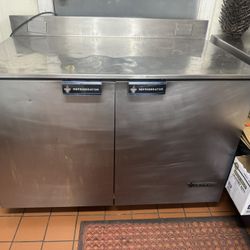 Victory Commercial Fridge. Two Section 48” Wide