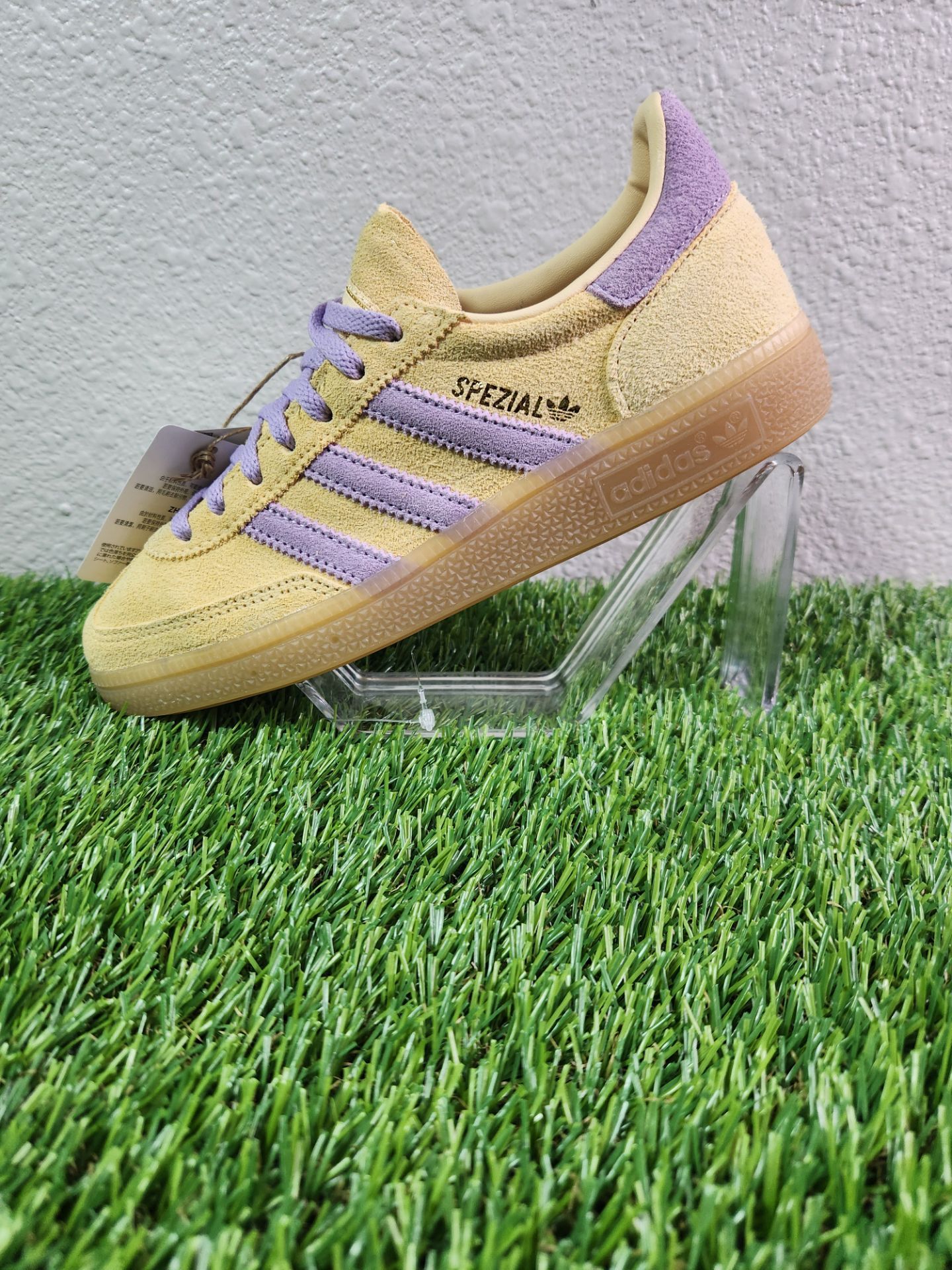 Size 6 - adidas Handball Spezial Orange Tint Powder Plum Women
