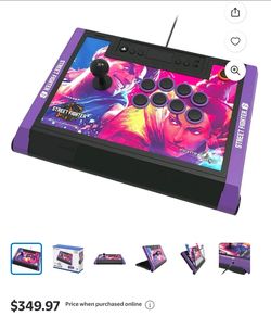 HORI Fighting Stick Alpha - Street Fighter 6 Edition: Officially Licensed by Sony