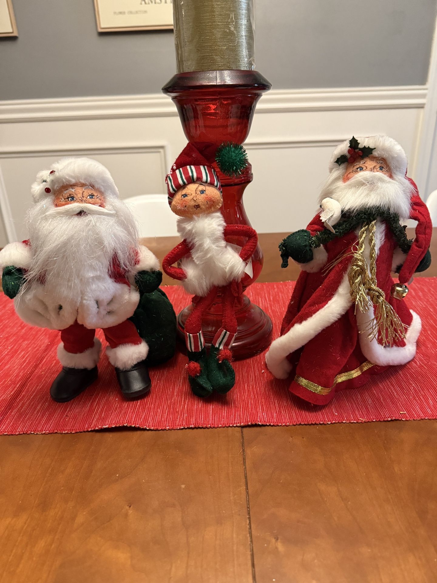 3 Christmas Figures
