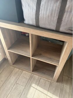 Cube organizer bench