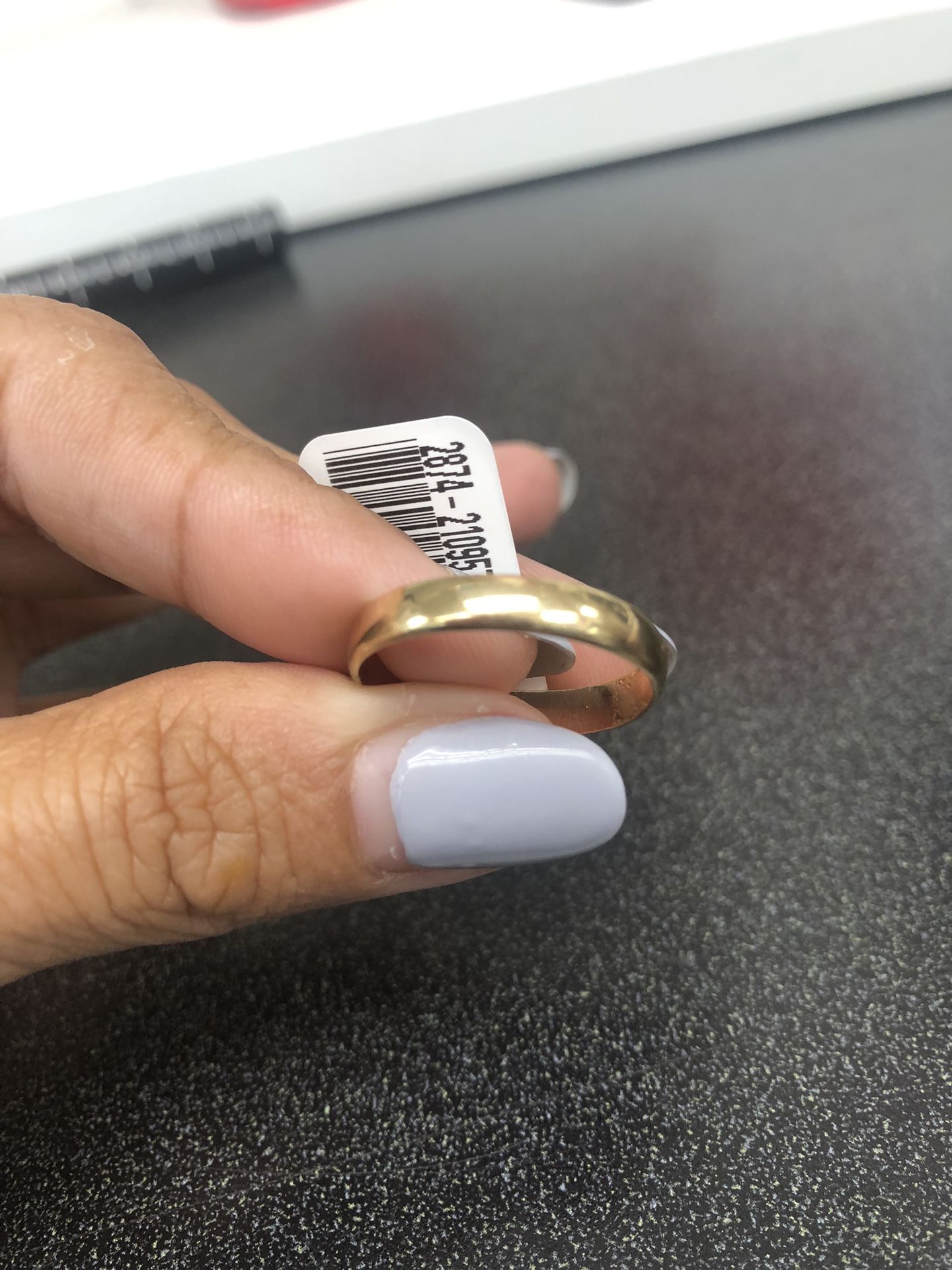 10K YG Wedding Band/2 Grams/ Size:10/ LAYAWAY SPECIAL