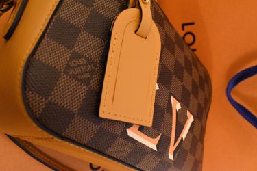 Brown Louis Vuitton Damier Ebene Santa Monica Crossbody Bag