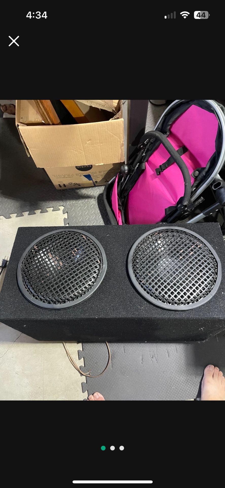 Duel Speaker Sealed Enclosed Amplifiers Bass Package