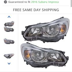 Subaru Tinted Headlights