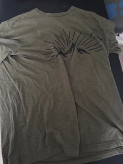 Olive Green Graphic T-Shirt