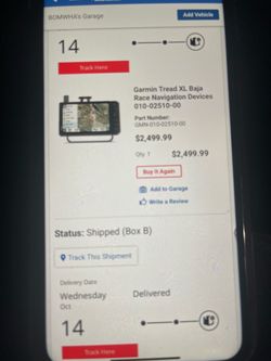 Garmin Tread XL Baja Race Navigation Device