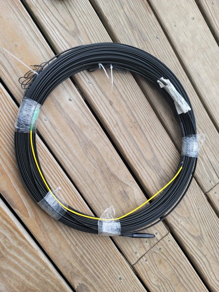 New, Corning D14401EB1R3250F Pushlok Cable Assy Simplex Connector End 250' ft