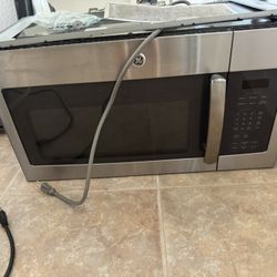 Stainless GE Microwave