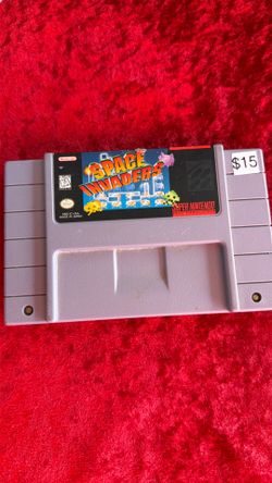 Space invaders SNES authentic