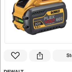 Dewalt FLEXVOLT 20V/60V MAX Lithium-Ion 9.0Ah Battery new 