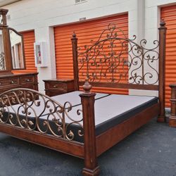 King Size Bedroom Set With Boxspring 