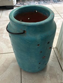 Blue Clay vase