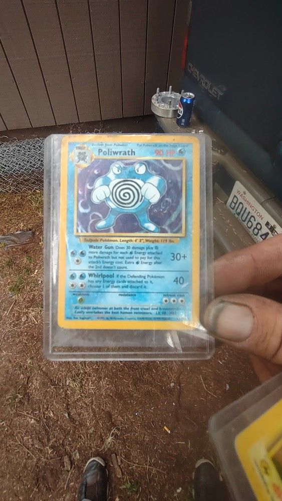 Stage 2 Poliwrath Pokemon Card