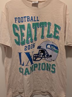 Seattle Seahawks Superbowl Champions 2026 Tee
