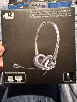 Stereo USB Headset with Microphone