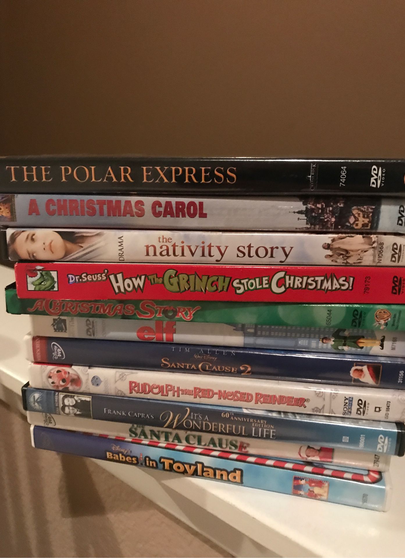 Holiday movies- DVD collection