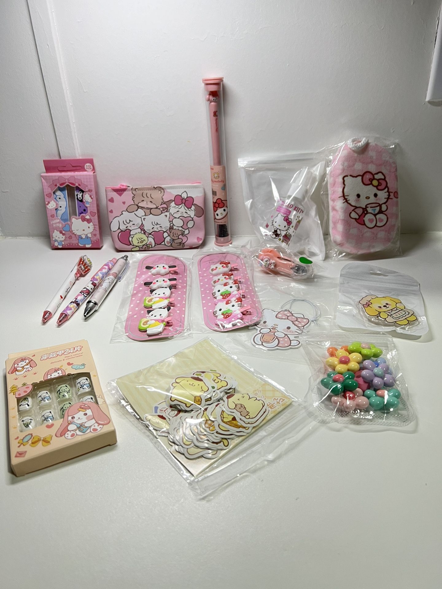 Stationary set pink color 16 piece’s