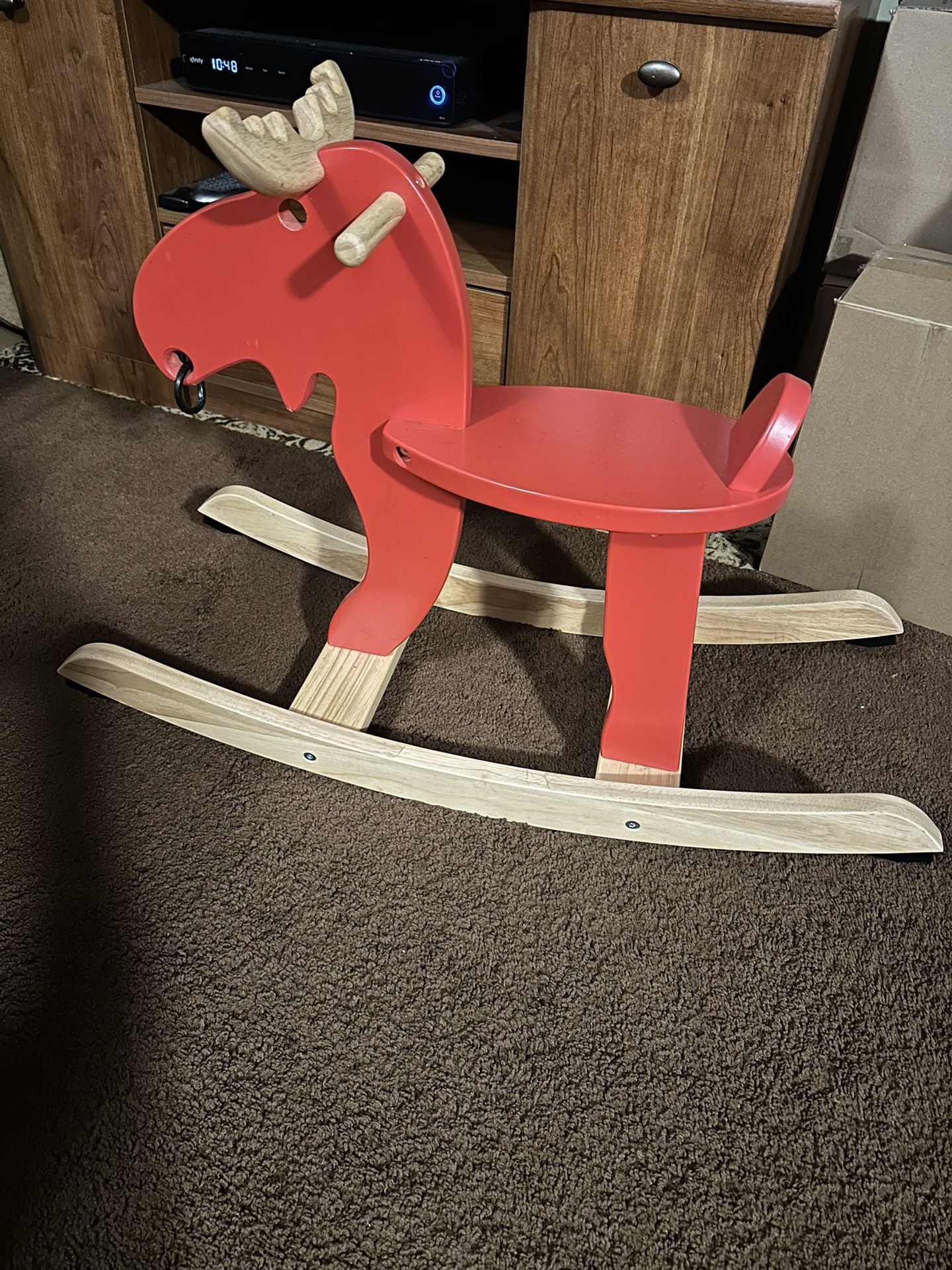IKEA Ekorre Red ROCKING MOOSE
