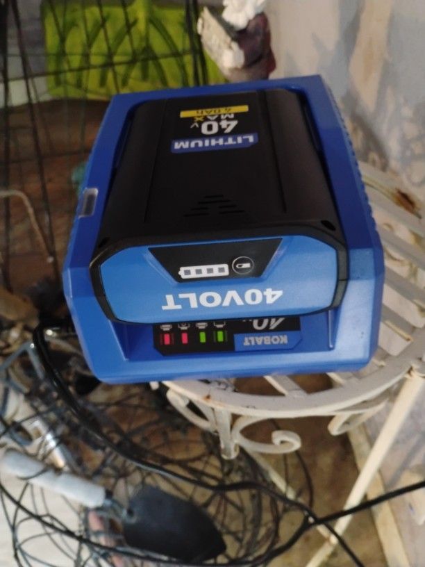 Kobalt 40 Volt Battery And Charger