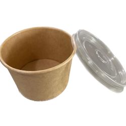 8oz Paper Cup with Plastic Lid 500 set/box