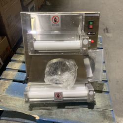 Vevor Pizza Dough Roller Sheeter 3-16 Inch Semi-Automatic Adjustable Thickness 390W New