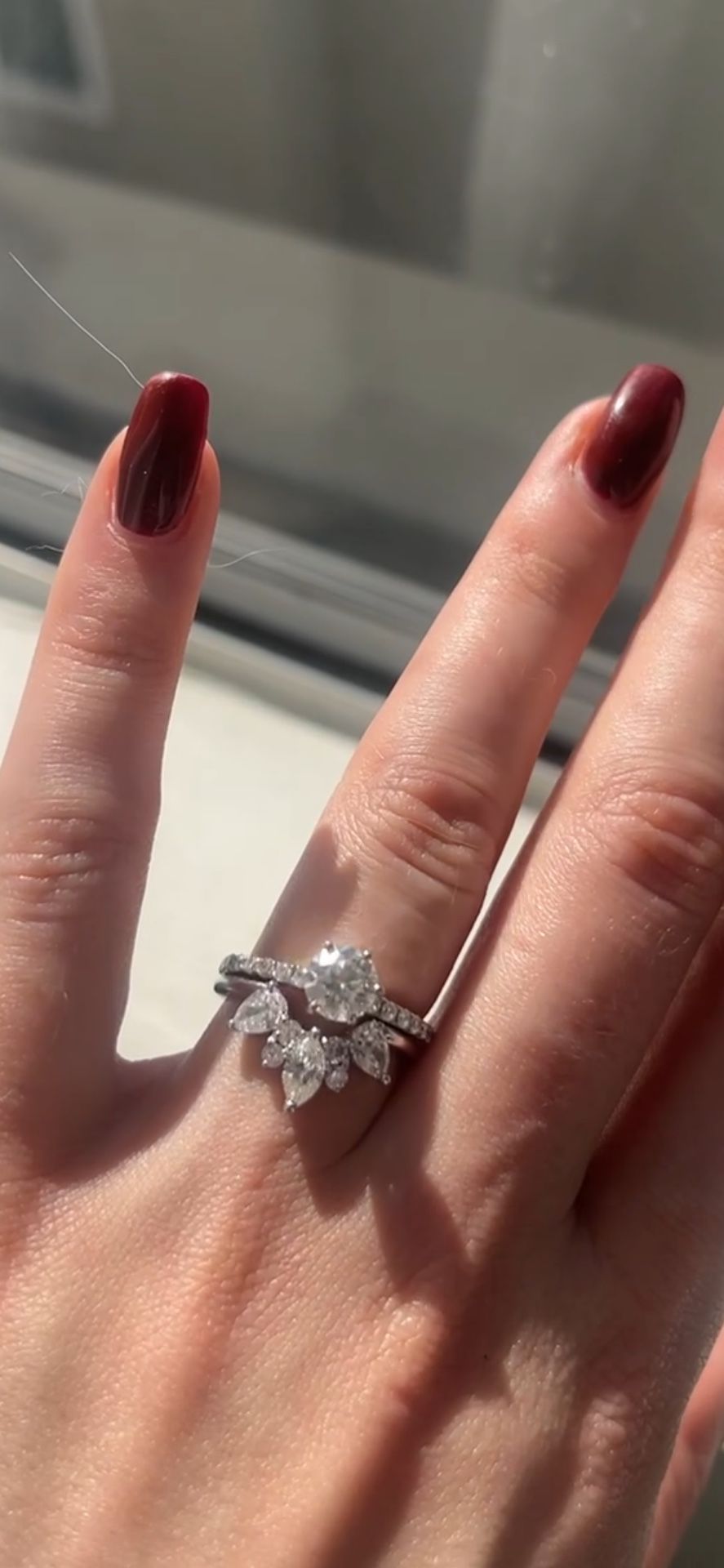 Wedding And Engagement Ring Set