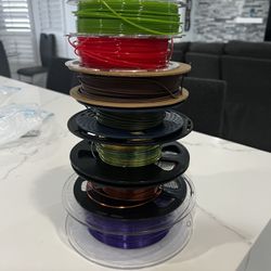 Moving Sale – Assorted Partial 3D Printer Filament (PLA – Multiple Types & Colors)