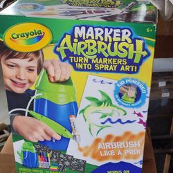 Crayola Marker Aitbrush Kit $15