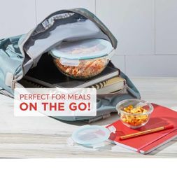 EatNeat 5-Piece Glass Food Storage Container Set