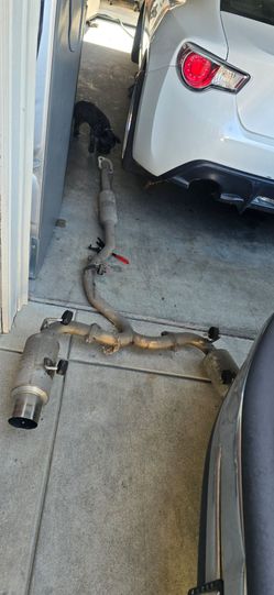 Frs brz individia cat back exhaust system