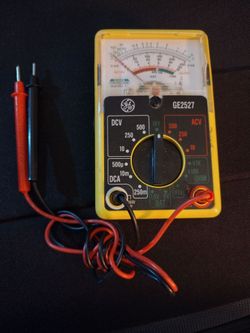GE2527 General Electric 14 Range 6 Function Multimeter GE 2527 Used Working