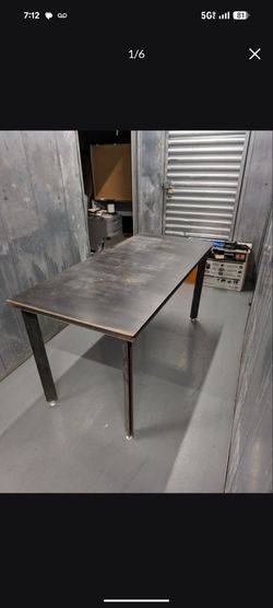 FREE - Industrial Desk / Work Bench / Welding Table