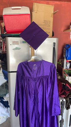 Purple Cap & Gown -Sz 5’1”-5’”3