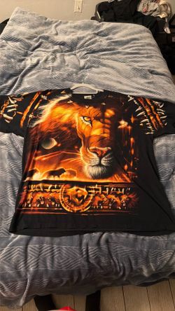Y2k lion AOP t shirt